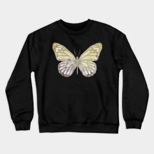 Butterfly Low Poly Double Exposure Art Crewneck Sweatshirt